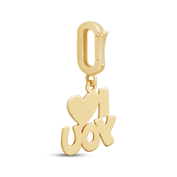 Thumbnail Image 3 of Charmed Memories "I Heart You" Charm 10K Yellow Gold
