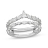Thumbnail Image 1 of Neil Lane Artistry Pear, Marquise & Round-Cut Lab-Grown Diamond Enhancer Ring 1 ct tw 14K White Gold