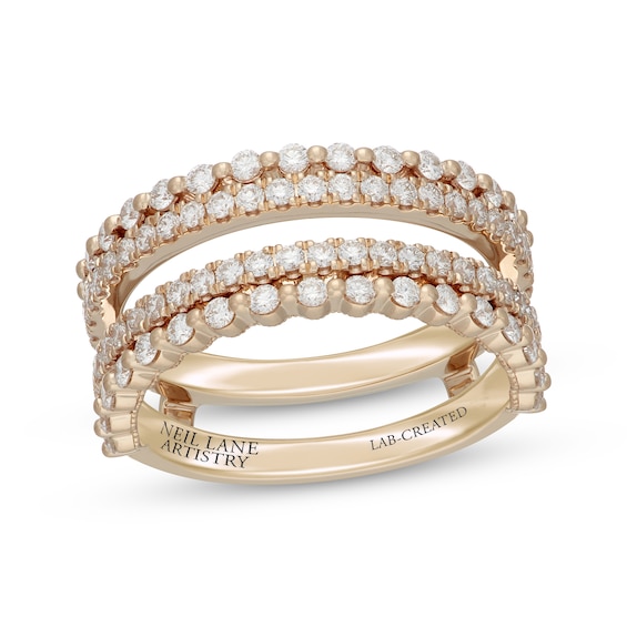 Neil Lane Artistry Lab-Grown Diamond Enhancer Ring 1 ct tw 14K Yellow Gold