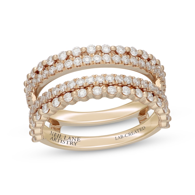 Main Image 1 of Neil Lane Artistry Lab-Grown Diamond Enhancer Ring 1 ct tw 14K Yellow Gold