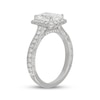 Thumbnail Image 2 of Neil Lane Artistry Radiant-Cut Lab-Grown Diamond Halo Engagement Ring 2-3/4 ct tw 14K White Gold