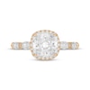 Thumbnail Image 3 of Neil Lane Artistry Cushion-Cut Lab-Grown Diamond Halo Engagement Ring 2-7/8 ct tw 14K Yellow Gold