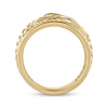 Thumbnail Image 3 of Men's Black Diamond Dragon Ring 1/2 ct tw 10K Yellow Gold