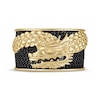 Thumbnail Image 4 of Men's Black Diamond Dragon Ring 1/2 ct tw 10K Yellow Gold