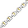 Thumbnail Image 2 of Men's Link Bracelet Stainless Steel & Yellow Ion Plating 8.5"