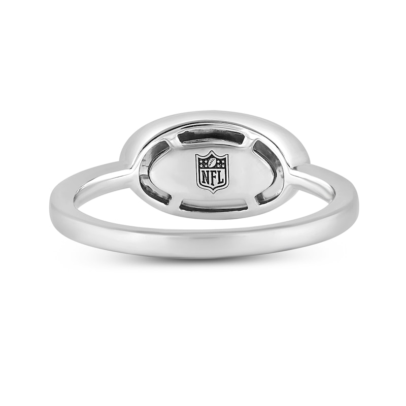 Main Image 3 of True Fans San Francisco 49ers 1/15 ct tw Diamond Ring Sterling Silver