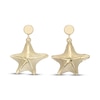 Thumbnail Image 2 of Starfish Dangle Earrings 14K Yellow Gold