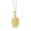 Thumbnail Image 2 of Children's Saint Michael Medallion Necklace 14K Yellow Gold 13"