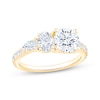 Thumbnail Image 1 of Now + Forever Round-Cut, Oval-Cut & Pear-Shaped Lab-Grown Diamond Engagement Ring 2-1/5 ct tw 14K Yellow Gold