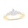 Thumbnail Image 1 of Now + Forever Lab-Grown Diamonds Pear-Shaped Engagement Ring 3/4 ct tw 14K Yellow Gold