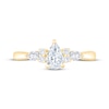 Thumbnail Image 3 of Now + Forever Lab-Grown Diamonds Pear-Shaped Engagement Ring 3/4 ct tw 14K Yellow Gold