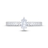 Thumbnail Image 3 of Now + Forever Marquise-Cut Diamond Solitaire Braided Shank Engagement Ring 1/4 ct tw 10K White Gold (I/I1)