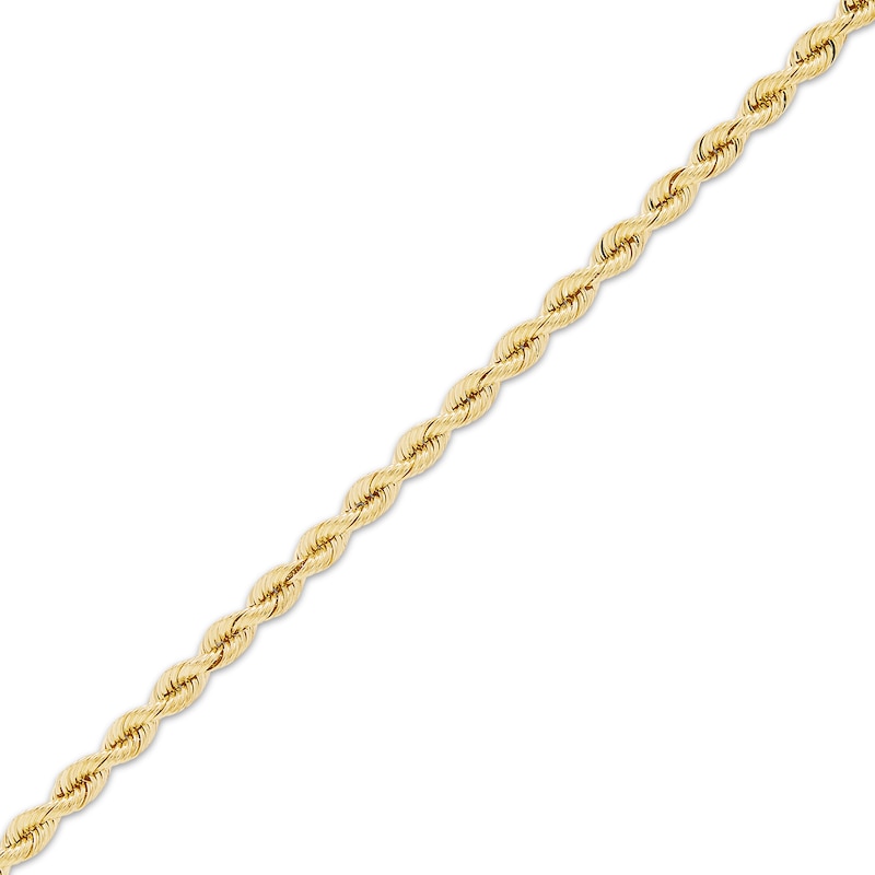 Main Image 2 of 2.5mm Silk Rope Chain Necklace Solid 10K Yellow Gold 20"