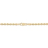 Thumbnail Image 3 of 2.5mm Silk Rope Chain Necklace Solid 10K Yellow Gold 20"