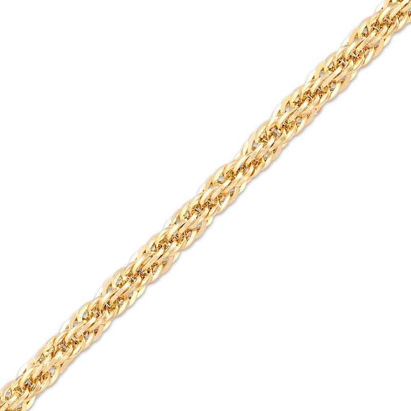 Main Image 2 of 3mm Snake Lariat Fancy Chain Necklace Hollow 10K Yellow Gold 18"