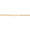 Thumbnail Image 3 of 3mm Snake Lariat Fancy Chain Necklace Hollow 10K Yellow Gold 18"