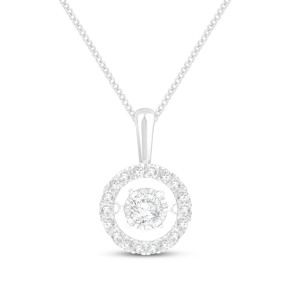 Unstoppable Love Lab-Grown Diamond Necklace 1/2 ct tw 10K White Gold 19"