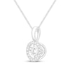 Thumbnail Image 2 of Unstoppable Love Lab-Grown Diamond Necklace 1/2 ct tw 10K White Gold 19"