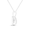 Thumbnail Image 3 of Unstoppable Love Lab-Grown Diamond Necklace 1/2 ct tw 10K White Gold 19"