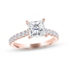 Thumbnail Image 1 of THE LEO Legacy Lab-Grown Diamond Princess-Cut Engagement Ring 1-7/8 ct tw 14K Rose Gold