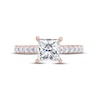 Thumbnail Image 3 of THE LEO Legacy Lab-Grown Diamond Princess-Cut Engagement Ring 1-7/8 ct tw 14K Rose Gold
