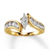 Thumbnail Image 0 of Diamond Engagement Ring 3/4 ct tw Marquise-Cut 14K Yellow Gold