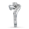 Thumbnail Image 2 of Diamond Engagement Ring 3/4 ct tw Round-Cut 14K White Gold