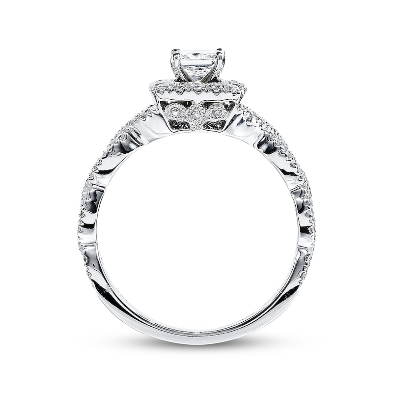 Main Image 3 of Neil Lane Engagement Ring 1 ct tw Diamonds 14K White Gold