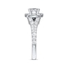 Neil Lane Diamond Engagement Ring 2-1/6 ct tw Cushion-cut  14K White Gold