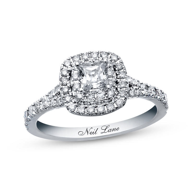 Neil Lane Engagement Ring 1 ct tw Diamonds 14K White Gold