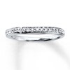 Thumbnail Image 0 of Diamond Wedding Band 1/5 ct tw Round-cut 14K White Gold