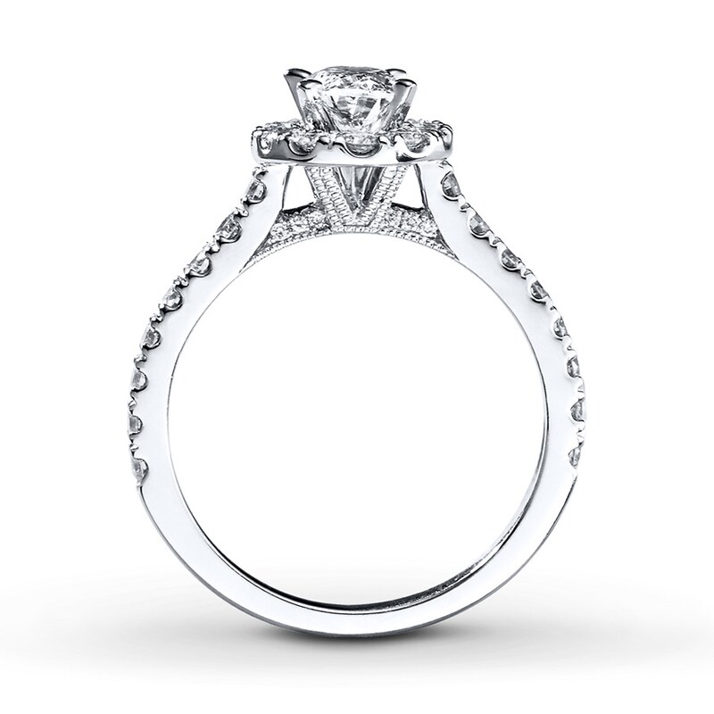 Neil Lane Engagement Ring 1-1/2 ct tw Diamonds 14K White Gold