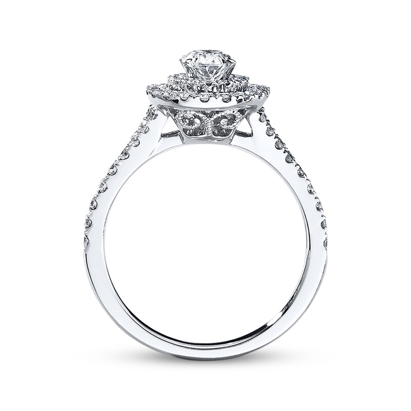 Main Image 3 of Neil Lane Engagement Ring 1 ct tw Diamonds 14K White Gold