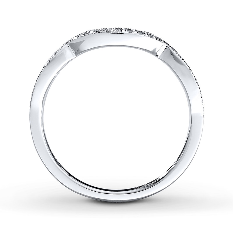 Main Image 2 of Neil Lane Wedding Band 1/8 ct tw Diamonds 14K White Gold
