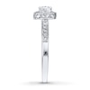Thumbnail Image 3 of Diamond Engagement Ring 5/8 ct tw Princess-cut 14K White Gold
