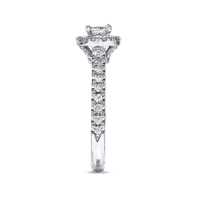 Main Image 2 of Neil Lane Princess-cut Diamond Engagement Ring 7/8 ct tw 14K White Gold