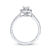 Thumbnail Image 2 of Neil Lane Princess-cut Diamond Engagement Ring 7/8 ct tw 14K White Gold