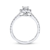 Thumbnail Image 3 of Neil Lane Princess-cut Diamond Engagement Ring 7/8 ct tw 14K White Gold