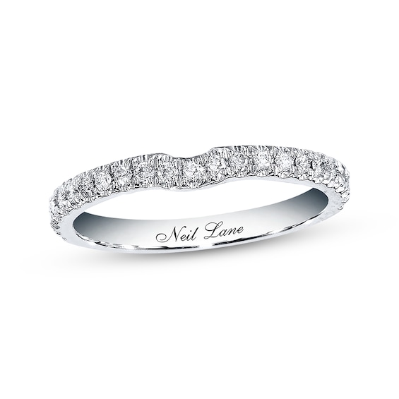 Neil Lane Wedding Band 1/5 ct tw Diamonds 14K White Gold