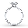 Thumbnail Image 1 of Diamond Engagement Ring 7/8 ct tw Round-cut 14K White Gold