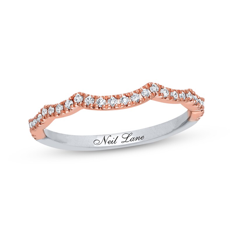 Neil Lane Wedding Band 1/5 ct tw Diamonds 14K Two-Tone Gold