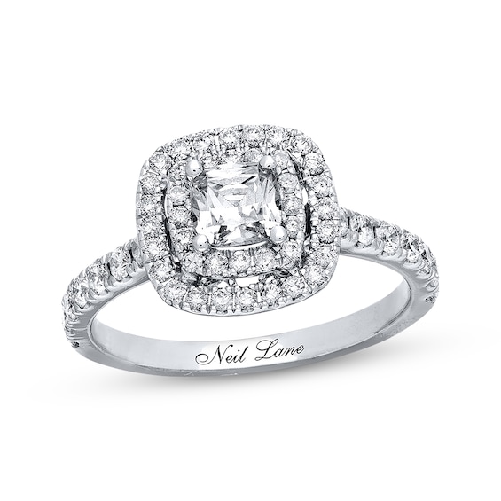 Neil Lane Engagement Ring 1-1/8 ct tw Diamonds 14K White Gold