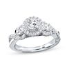 Thumbnail Image 0 of Diamond Engagement Ring 7/8 ct tw Round-cut 14K White Gold
