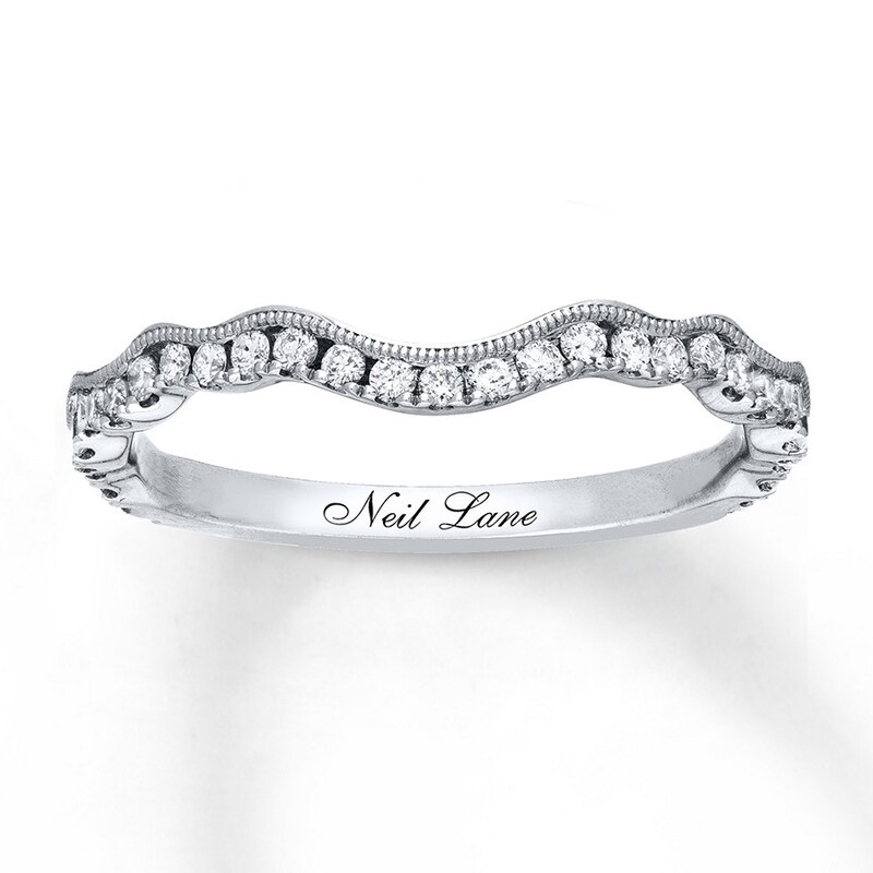 Neil Lane Wedding Band 1/3 ct tw Diamonds 14K White Gold