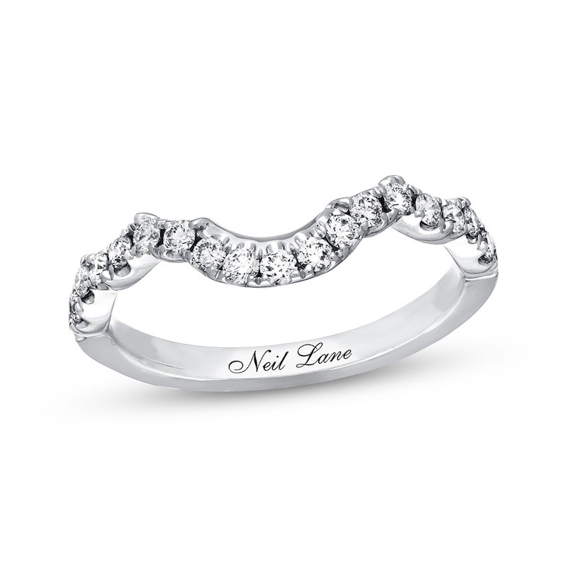 Neil Lane Round Diamond Wedding Band 3/8 ct tw 14K White Gold