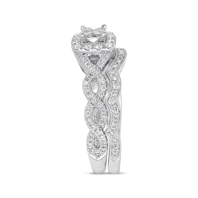 Neil Lane Bridal Set 7/8 ct tw Diamonds 14K White Gold