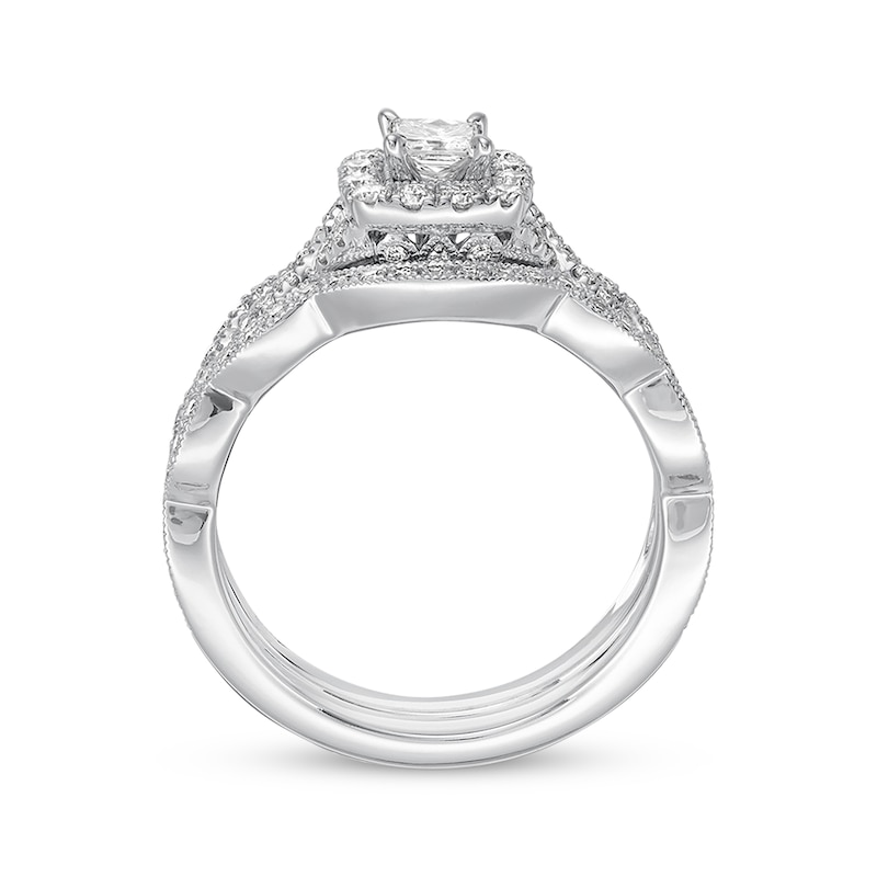 Neil Lane Bridal Set 7/8 ct tw Diamonds 14K White Gold