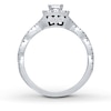 Thumbnail Image 2 of Neil Lane Princess-cut Engagement Ring 5/8 ct tw 14K White Gold