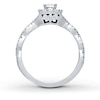 Neil Lane Princess-cut Engagement Ring 5/8 ct tw 14K White Gold