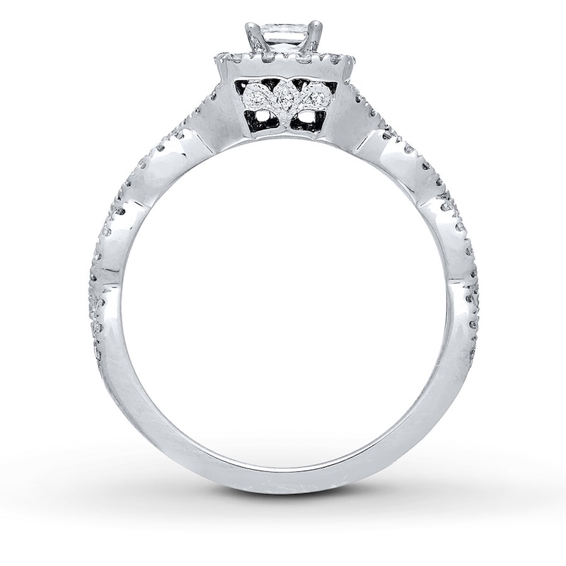 Main Image 2 of Neil Lane Princess-cut Engagement Ring 5/8 ct tw 14K White Gold